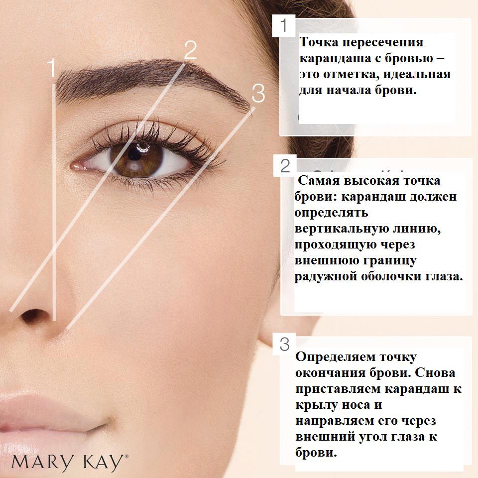Форма бровей по типу лица: фото правильного оформления, схемы