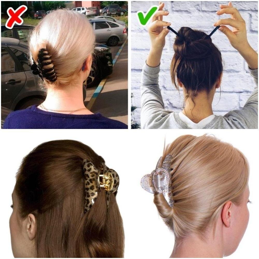 6 идей, как использовать крабик для прически | bellehair.info