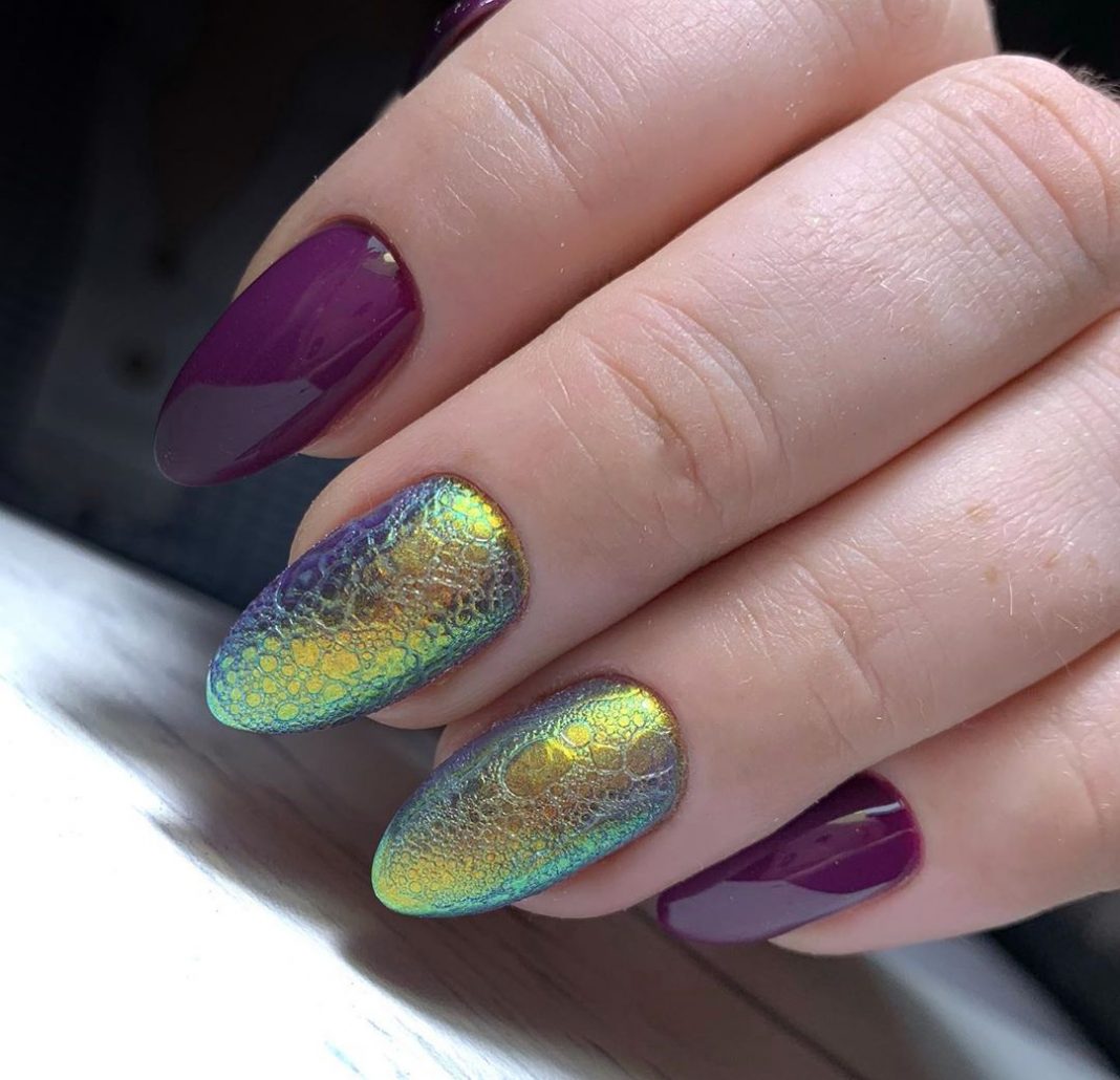 Фото маникюра bubbles nails, воздушный, пузырчатый и пенный маникюр 2020-2021 идеи новинки фактурного дизайна ногтей